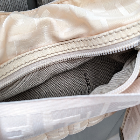 Fendi: Zucca Jacquard FF Monogram Pink Blend Adjustable Bag - Picture 9 of 16